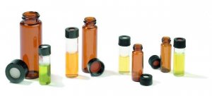 Vials, screw top with phenolic open-top cap, pre-assembled 27147