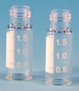 Vials, screw top, R.A.M. (9 mm thread), large opening, 12 x 32 mm 29009-U