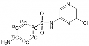 Sulfachloropyrazine-(phenyl-13C6) 