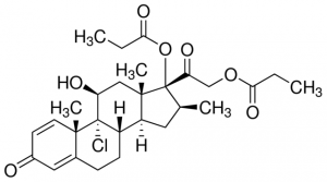 Beclometasone dipropionate for peak identification 
