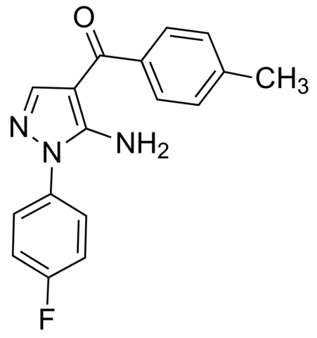 (5-Amino-1-(4-fluorophenyl)-1H-pyrazol-4-yl)(p-tolyl)methanone JRD0254-1G