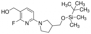 (6-(3-((tert-Butyldimethylsilyloxy)methyl)pyrrolidin-1-yl)-2-fluoropyridin-3-yl)methanol ADE000096-1G
