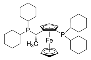 (S)-1-[(RP)-2-(Dicyclohexylphosphino)ferrocenyl]ethyldicyclohexylphosphine 