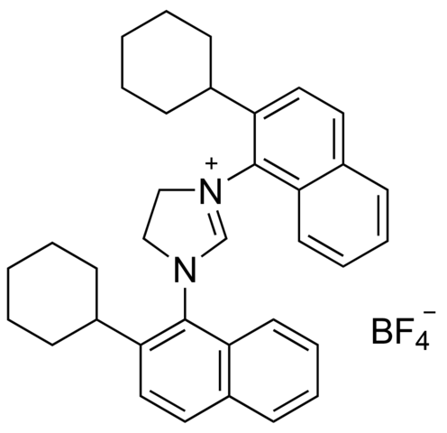 1,3-Bis(2-cyclohexylnaphthalen-1-yl)imidazolinium tetrafluoroborate 743771-100MG
