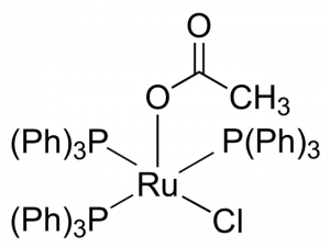 Chlorotris(triphenylphosphine)ruthenium(II) acetate 