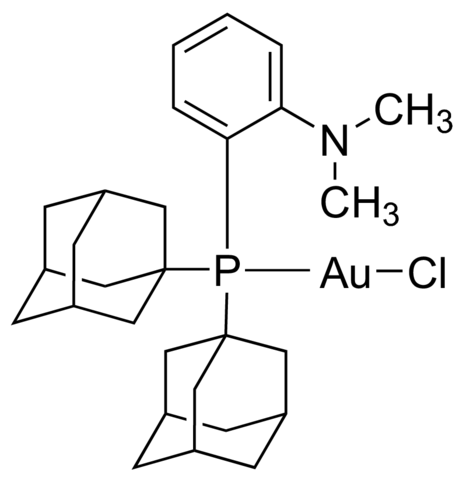 Chloro[di(1-adamantyl)-2-dimethylaminophenylphosphine]gold(I) 