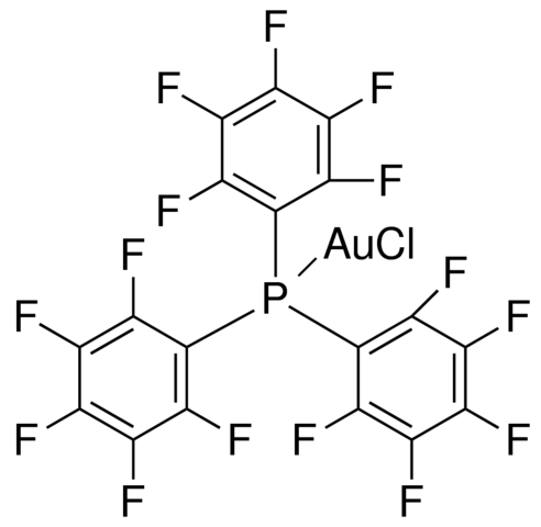 Chloro[tris(2,3,4,5,6-pentafluorophenyl)phoshine]gold(I) 
