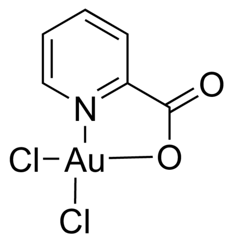 Dichloro(2-pyridinecarboxylato)gold 