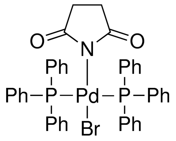 trans-Bromo(N-succinimidyl)bis(triphenylphosphine)palladium(II) 