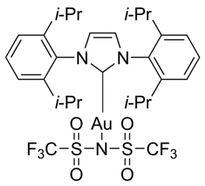 [1,3-Bis(2,6-diisopropylphenyl)imidazol-2-ylidene] [bis(trifluoromethanesulfonyl)imide]gold(I) 