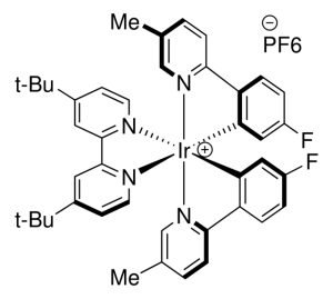 [Ir(p-F(Me)ppy)2-(4,4-dtbbpy)]PF6 