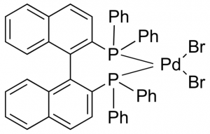 Dibromo[2,2-bis(diphenylphosphino)-1,1-binaphthyl]palladium(II) 