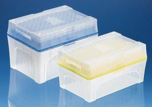 BRAND pipette tips, racked, TipBox 