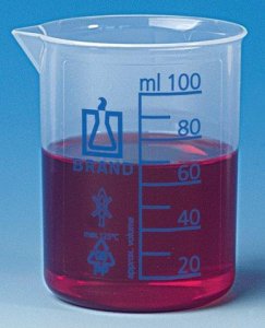BRAND PP beaker with spout, low form BR87824-4EA