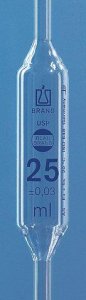 BRAND USP BLAUBRAND volumetric pipettes, one-mark BR30616-6EA