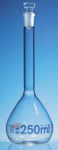 BRAND volumetric flask BLAUBRAND USP conformity certified BR36982-2EA