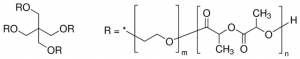 Poly(ethylene oxide)-block-polylactide, 4-arm 