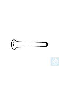 neoLab ecoLab Porzellan-Pistill, 210  55  E-1147